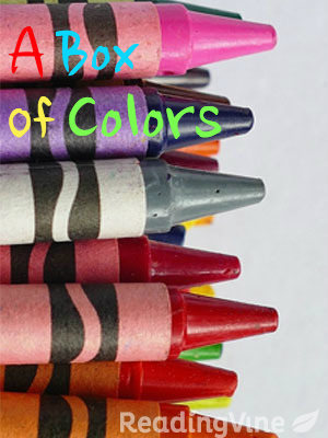 A Box of Colors  Printable Main Idea Reading Passage Activity