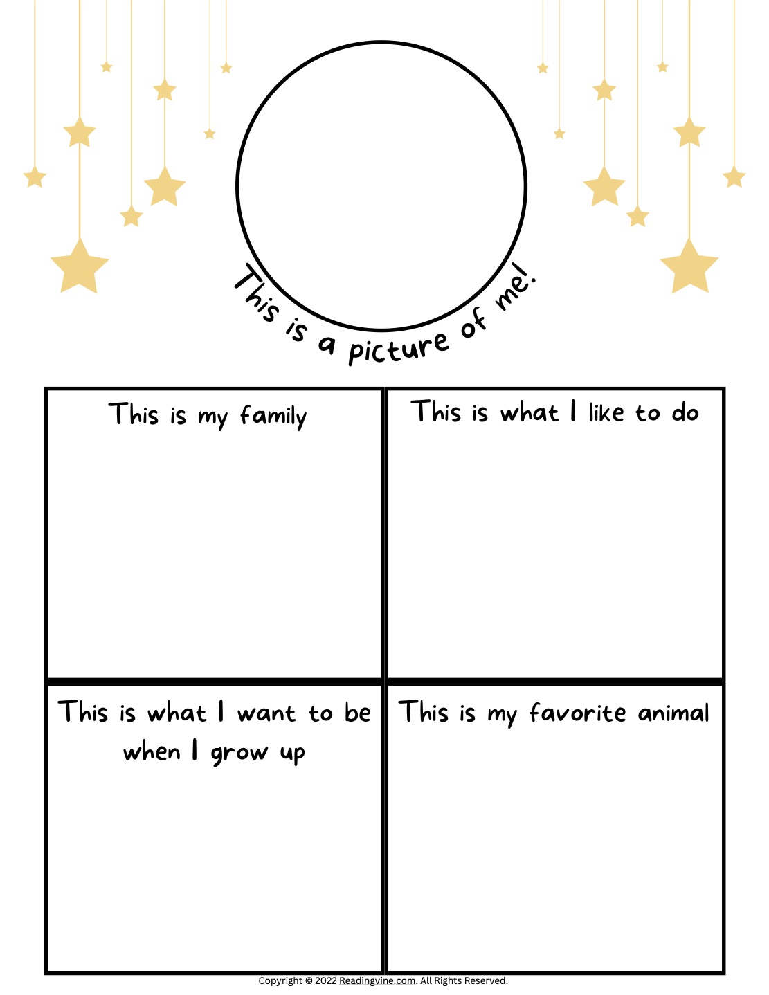 All About Me Worksheets Printable Templates All About Me Worksheets Printable Templates