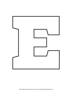 Block Capital Bubble Letter E