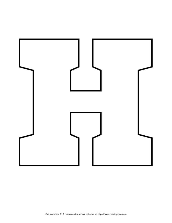 Block Capital Bubble Letter H