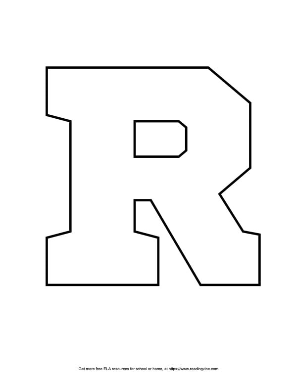 Block Capital Bubble Letter R