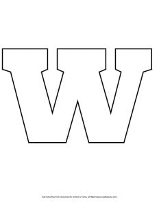 Block Capital Bubble Letter W