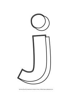 Block Lowercase 3D Bubble Letter J