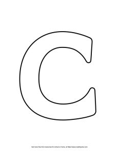 Capital Bubble Letter C
