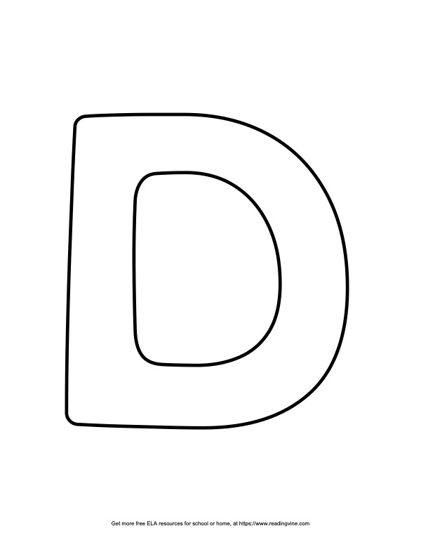 Capital Bubble Letter D