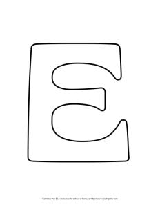 Capital Bubble Letter E