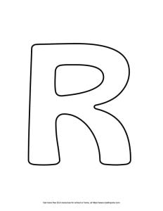Capital Bubble Letter R