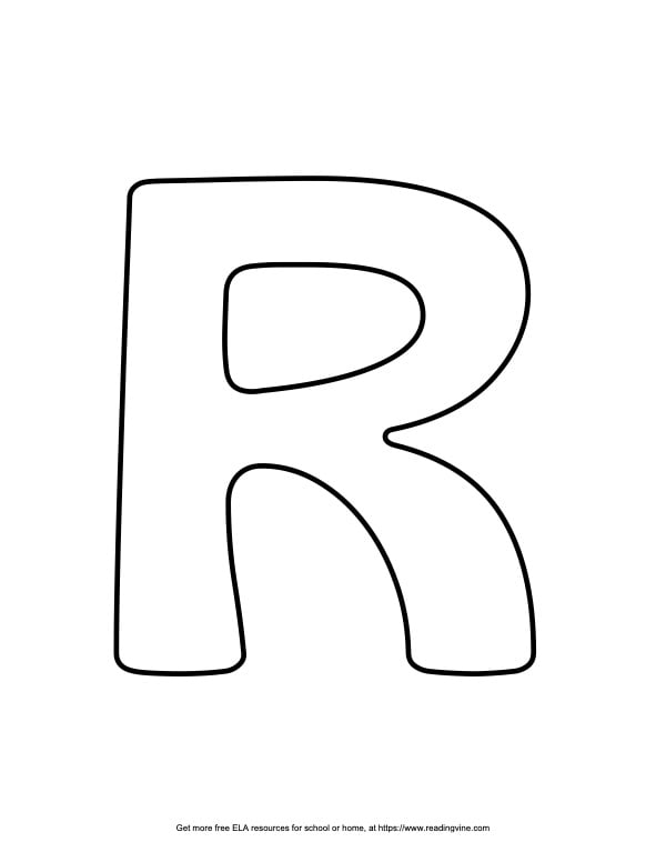 Capital Bubble Letter R