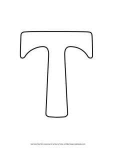 Capital Bubble Letter T