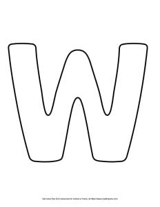 Capital Bubble Letter W