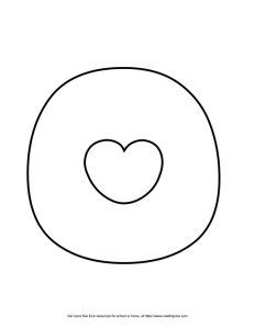 Heart Capital Bubble Letter O