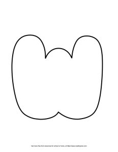 Heart Capital Bubble Letter W