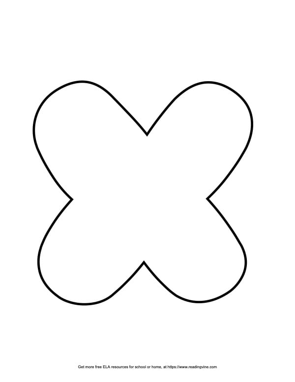 Heart Capital Bubble Letter X