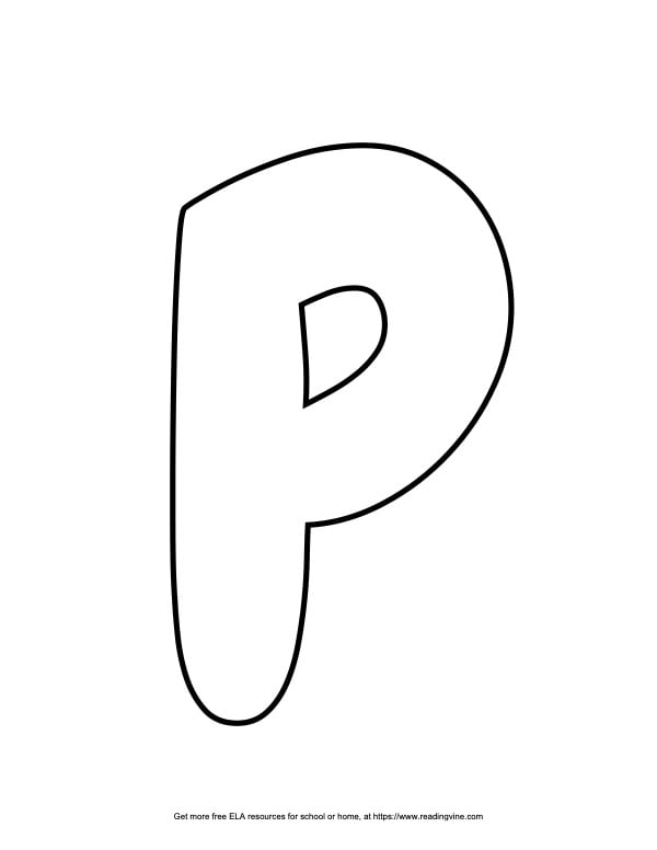 Letter P