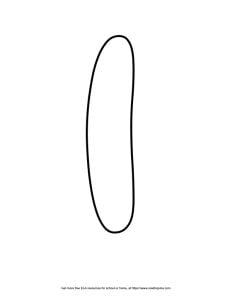Round Lowercase Bubble Letter L