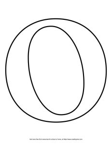 Serif Capital Bubble Letter O