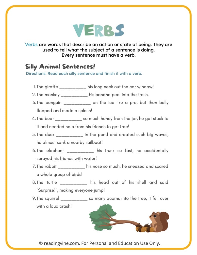 FREE Verb Forms and Spelling  Verb forms, Free verbs, Verb