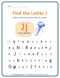 Find the Letter J