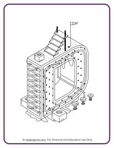 Architecture Style coloring page