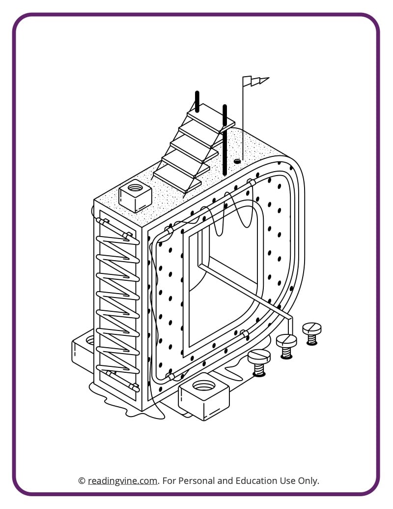 Architecture Style coloring page