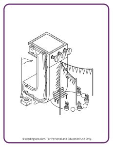 Architecture Style Letter J Coloring Sheet for Preschool - learning letters