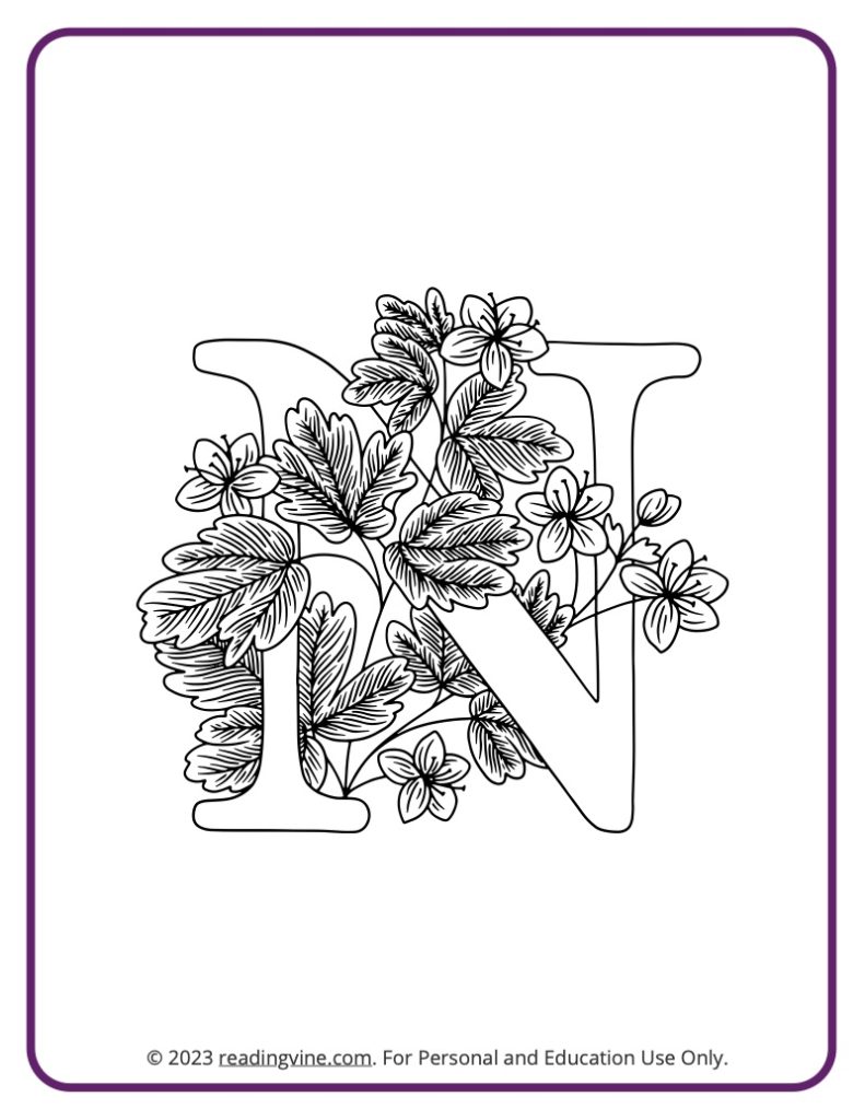 Floral Themed coloring sheets