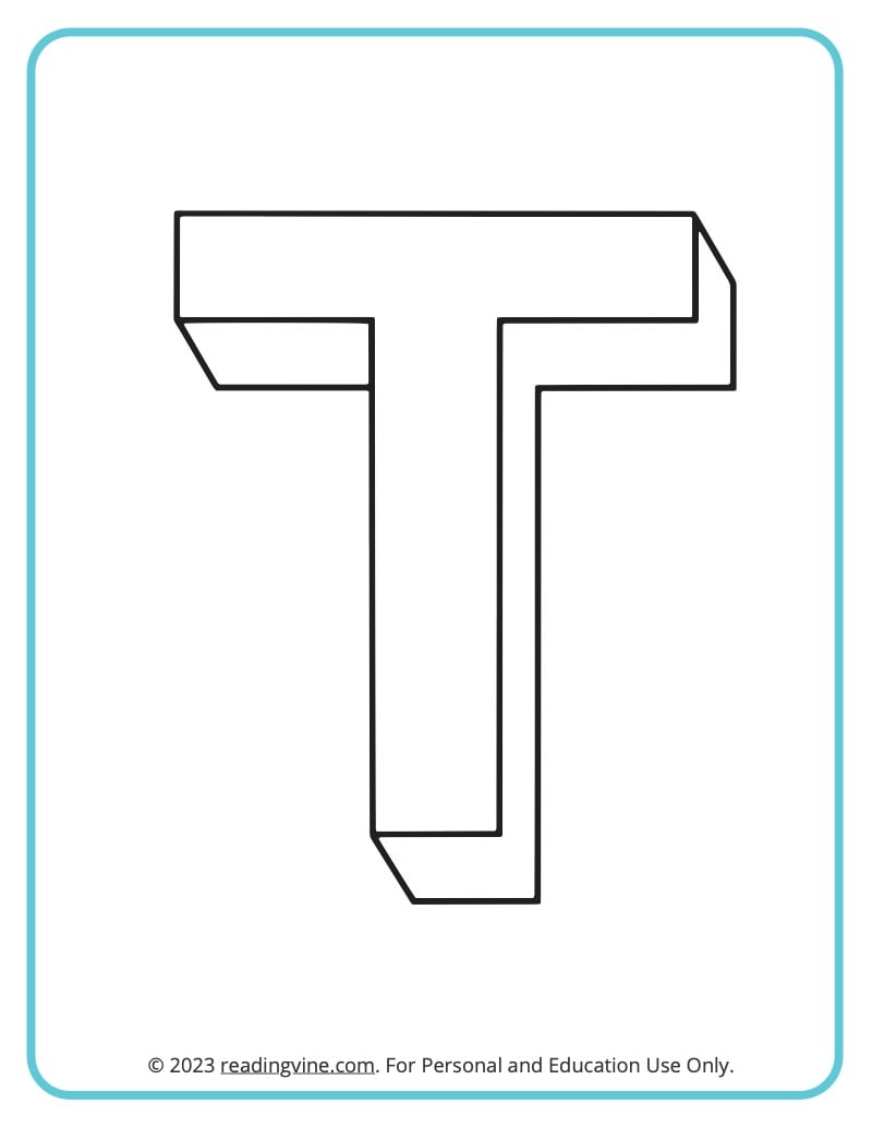 A printable coloring activity to practice learning ABCs