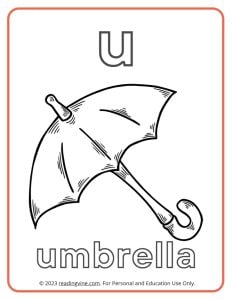 Learning the Alphabet Coloring Sheet