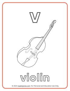 Learning the Alphabet - Coloring Sheet