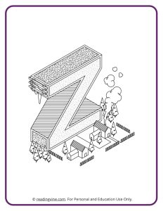 Architecture Style Coloring Sheet for Preschool
