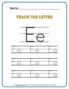 Tracing the Letter