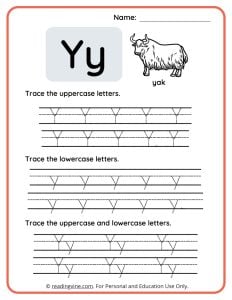 Uppercase and Lowercase practice activity