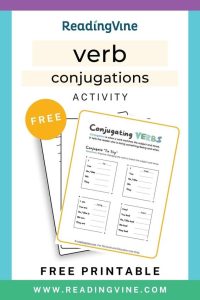 Verb Conjugation Downloadable Worksheets