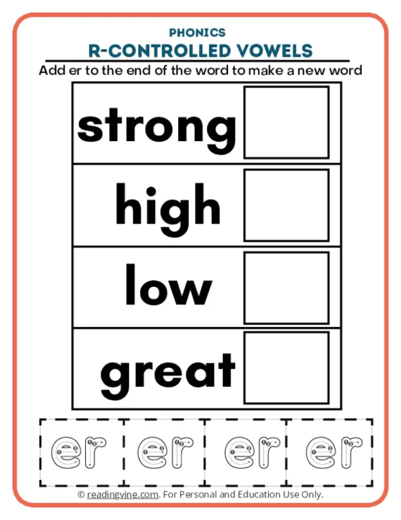 Activity 2: Strong, High, Low, Great
