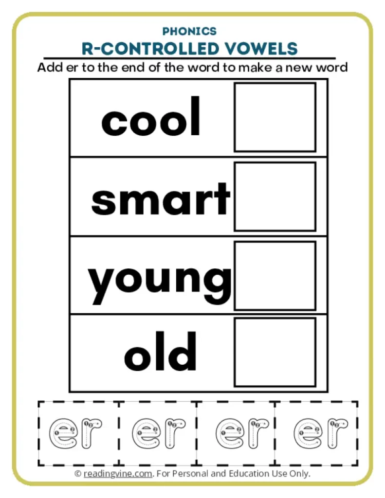 Activity 3: Cool Smart, Young, Old