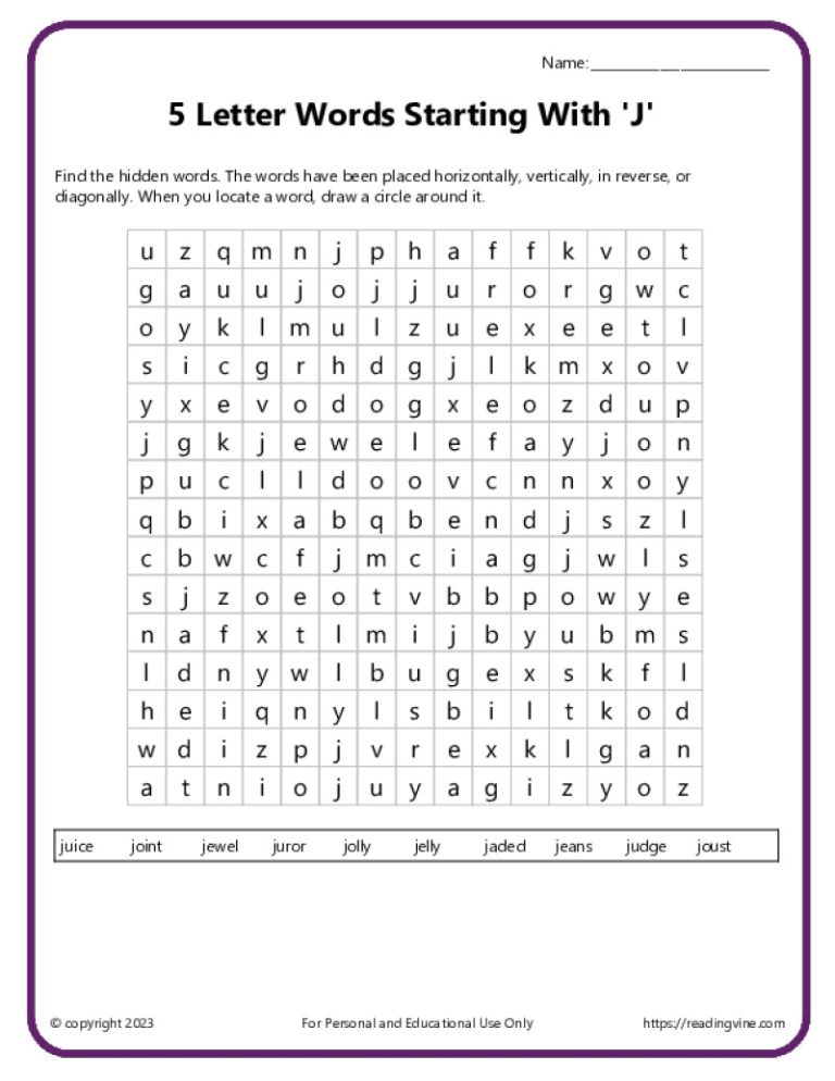 5 Letter Words Starting With J Word Search 1 Image ReadingVine 5-letter-words-starting-with-j-word-search-1-image-readingvine