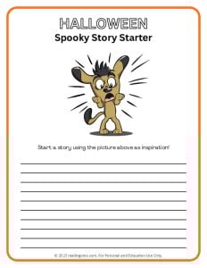 Halloween Spooky Story Starter