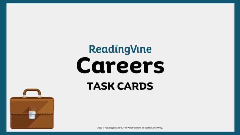Career Task Cards - Presentation Version
