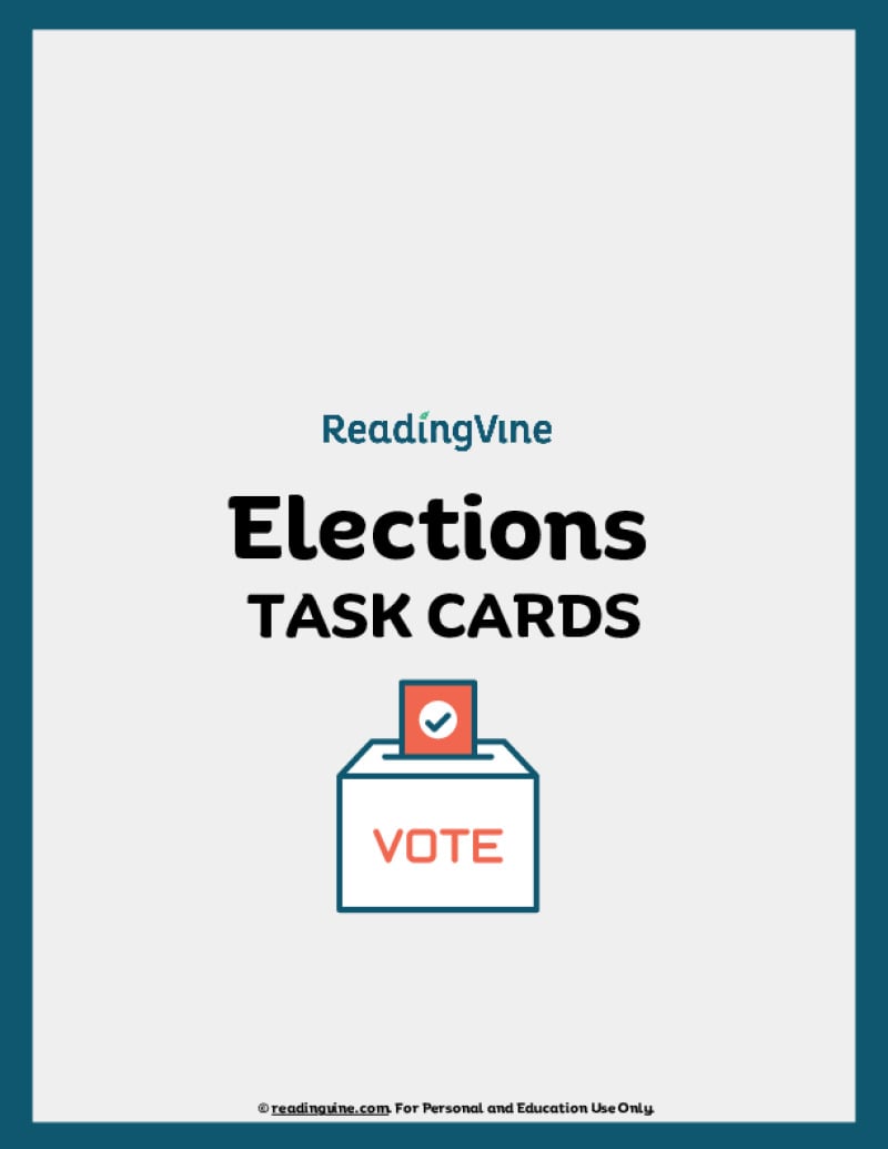Election Task Cards