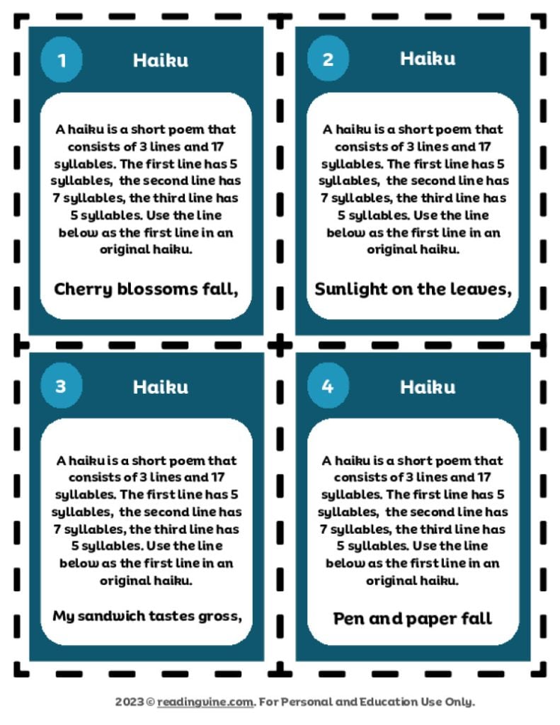 Task Cards (4 per page)