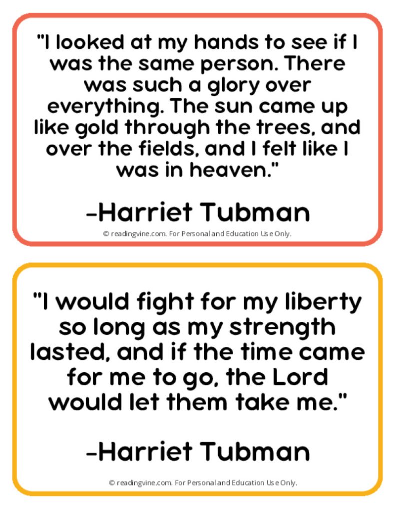 Harriet Tubman Quotes Page Two