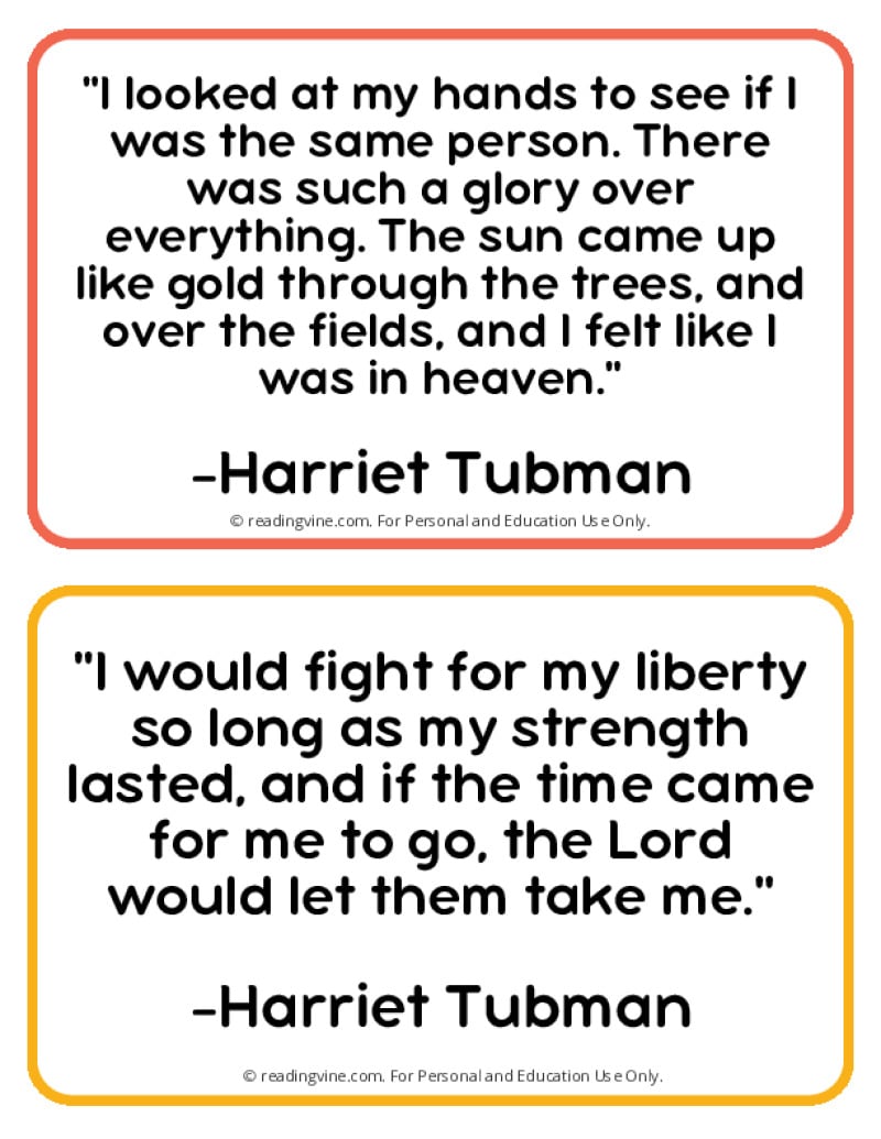 Harriet Tubman Quotes Page Two