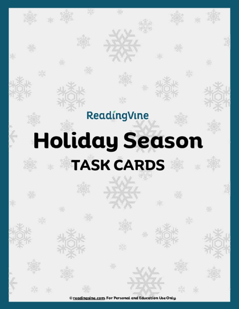 Holiday Season Task Cards