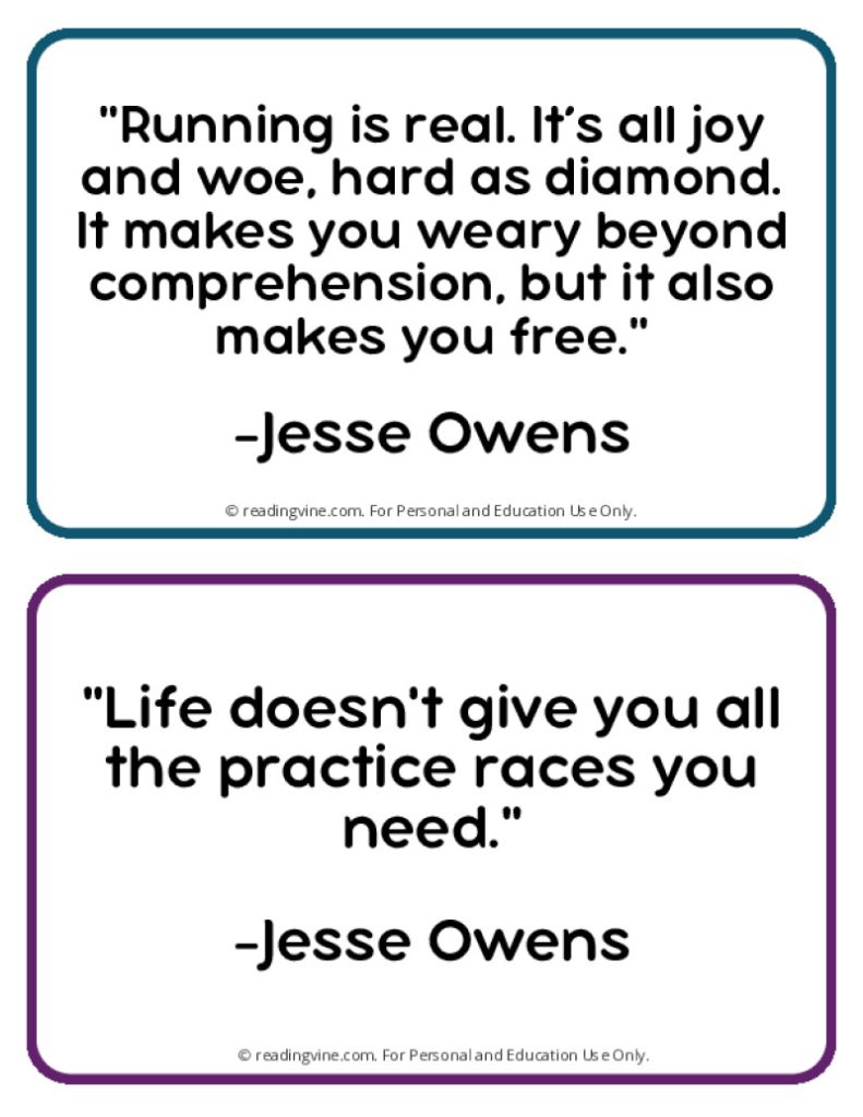 Jesse Owens Famous Quotes Page Four