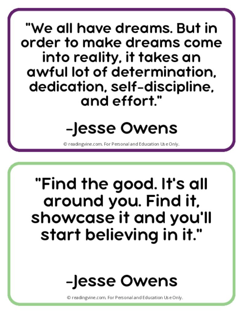 Printable Famous Quotes Page One