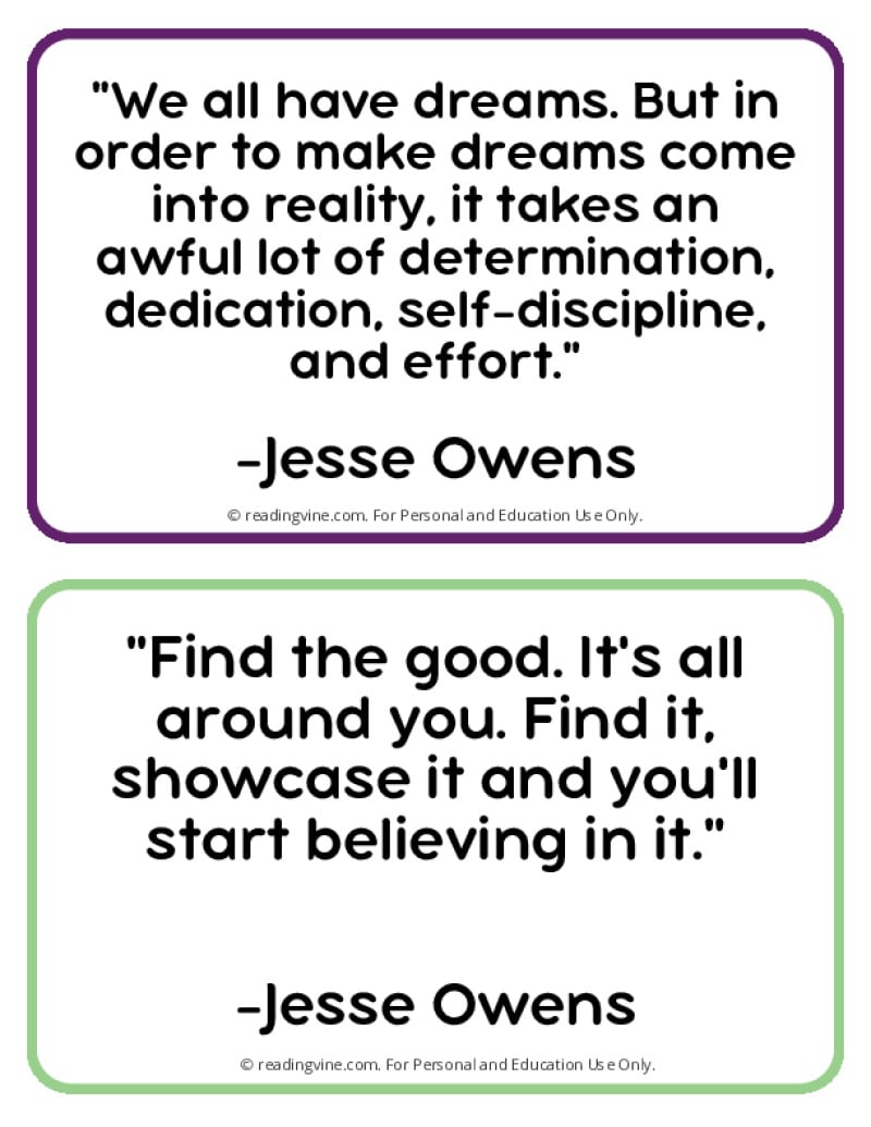Printable Famous Quotes Page One