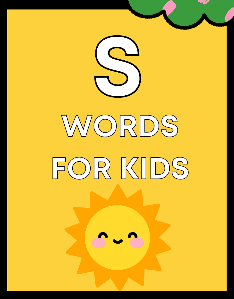 S Words for Kids. | Free Reading Resources