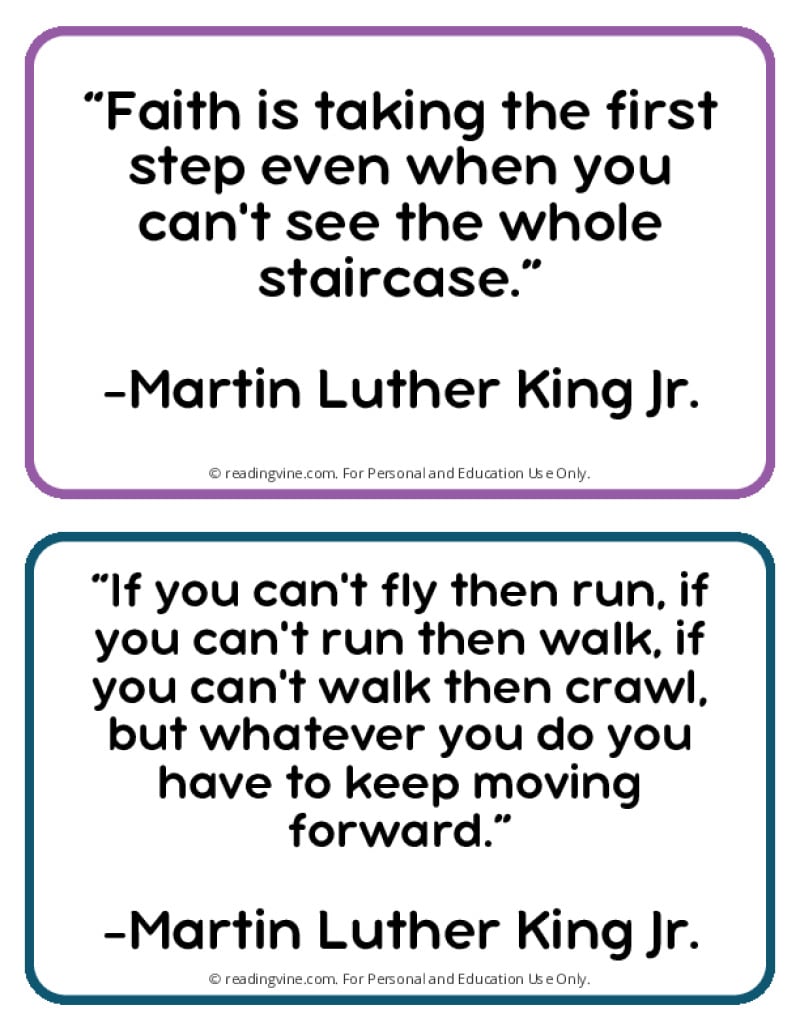 MLK Jr Quotes Printable Page Four