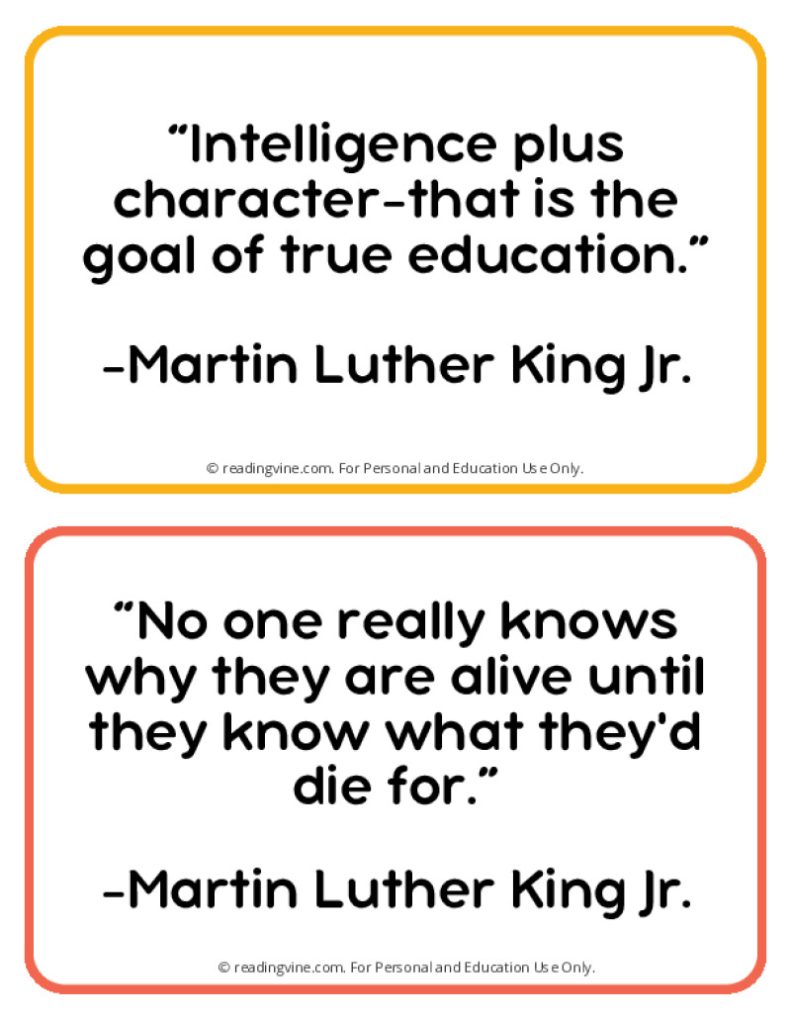 Martin Luther King Jr Printable Quotes