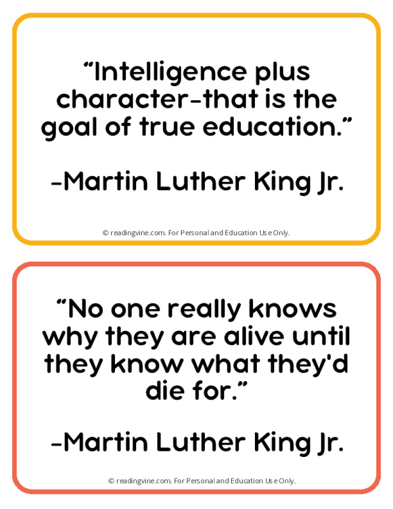 Martin Luther King Jr Printable Quotes